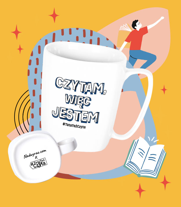 Kubki Tata Też Czyta